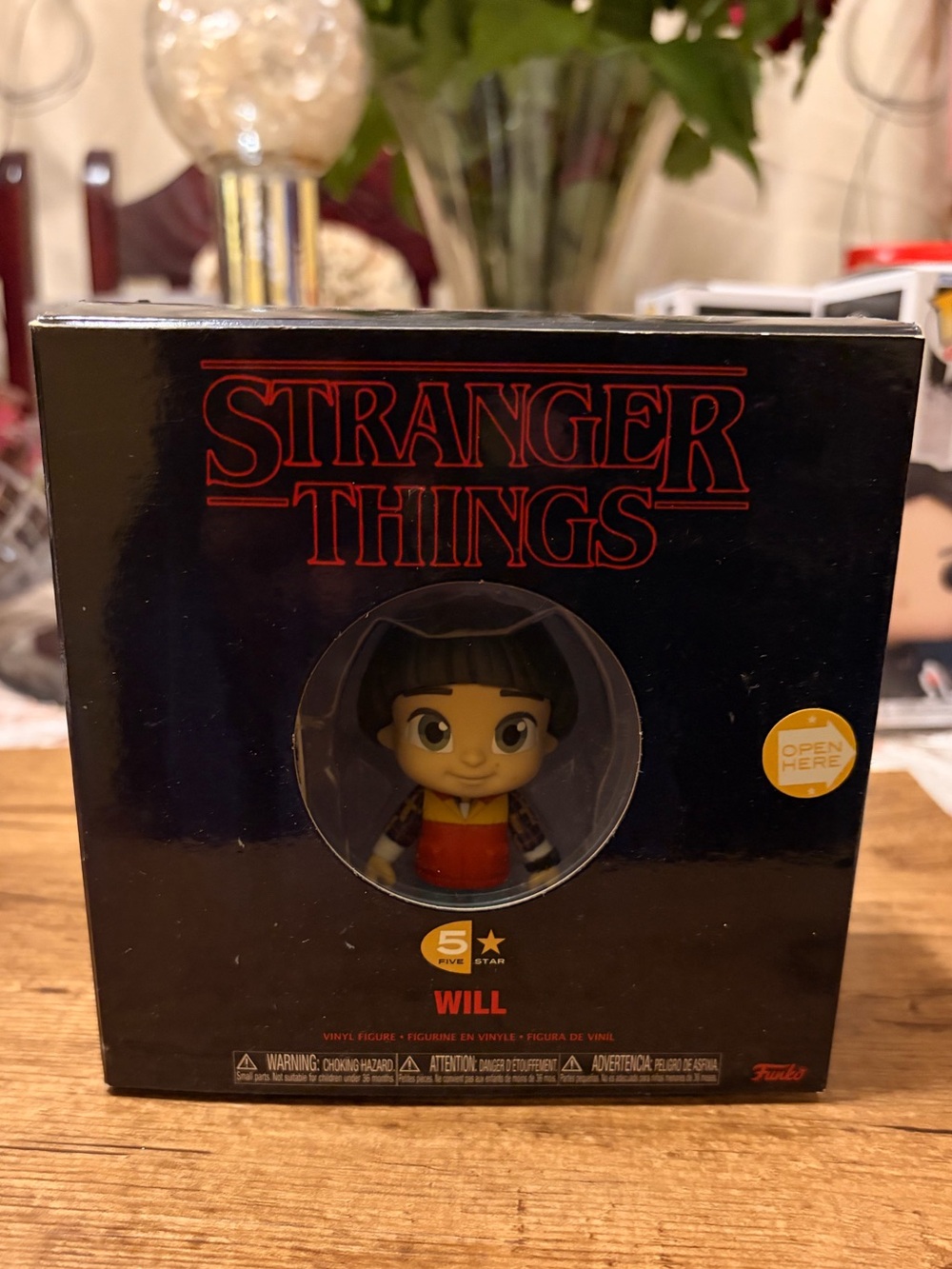 Netflix Stranger Things Will Vinyl Figure - Black & Red & Yellow